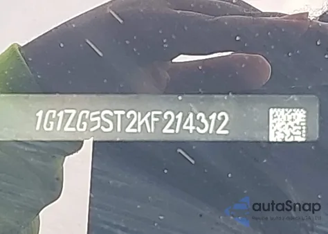 2019 Chevrolet Malibu Rs из США, поврежденный, VIN 1G1ZG5ST2KF214312